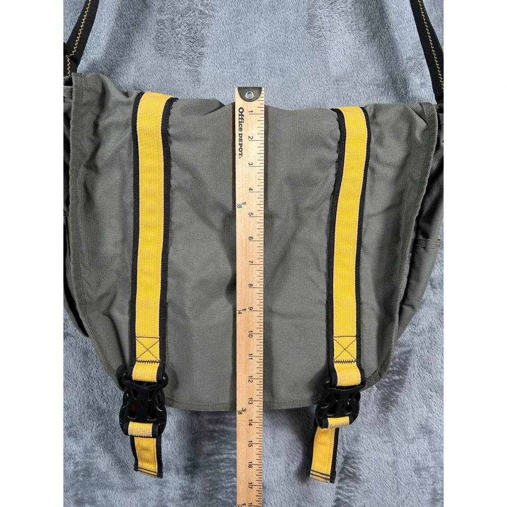 Gap Messenger Bag Vintage Crossbody School Y2K Biker Green Travel Nylon Gem
